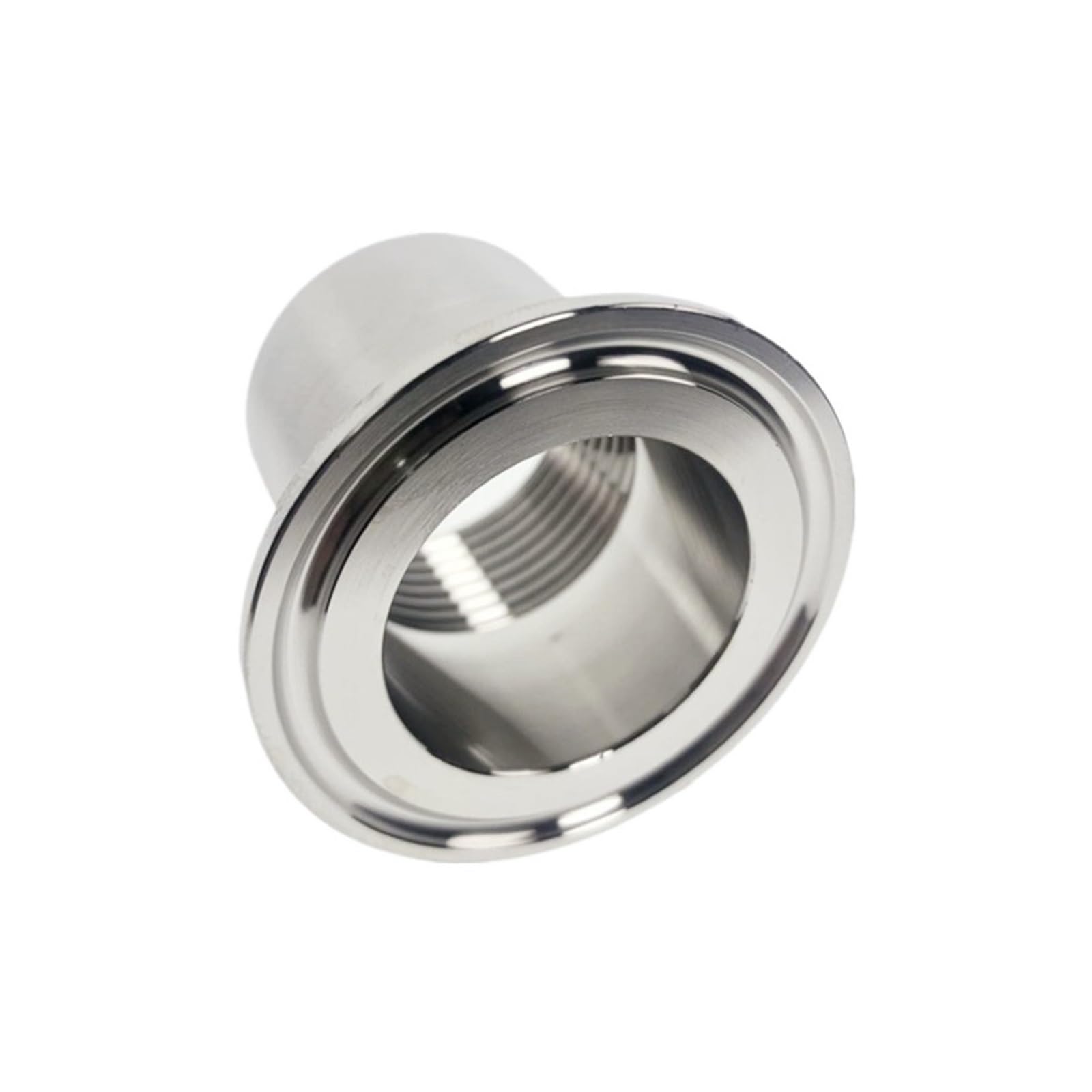 Adaptadores DN32 DN40 3 uds 5 uds for calentador sanitario de acero inoxidable SS304 accesorios de tubería de virola roscada hembra tri-abrazadera(5PCS DN40)