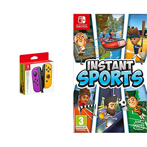 Joy-Con Gauche Violet Orange : la solution pour jouer à plusieurs à Instant Sports