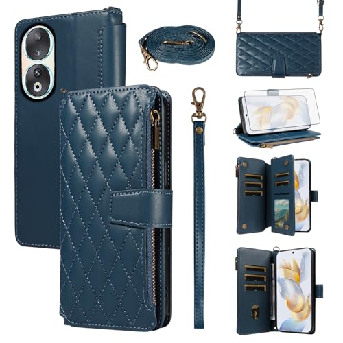 Coque Honor 90 5G Asuwish portefeuille pour sorties et voyages