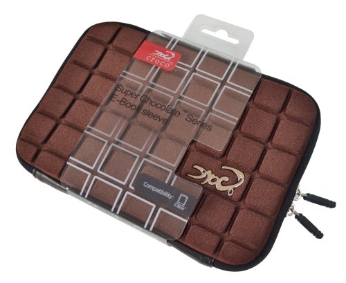 Croco® Super Chocolate Case Cover Carry Sleeve for Tesco HUDL Tablet - Brown
