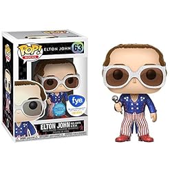 Funko – Rock-Elton John Figurine, Multicolore, 25955 - Les Beatles, Paul McCartney, John Lennon, RIngo Starr, George Harrison