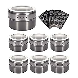 sinzau Stainless Steel Spice Jars
