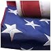 VSVO American Flag 4x6 ft with Durable 300D Nylon Outdoor Flags - UV Protected, Embroidered Stars, Sewn Stripes, Brass Grommets Outside US Flags.