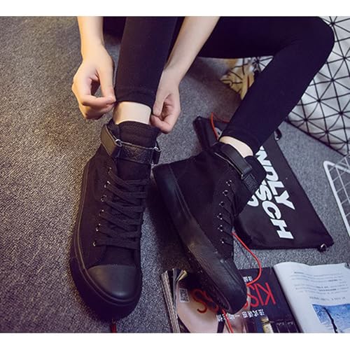 KPOP Skz Shoes Sneakers Felix Bang Chan Lee Know ChangBin Han I.N HyunJin Seungmin Hiphop High-Top Canvas Shoes4