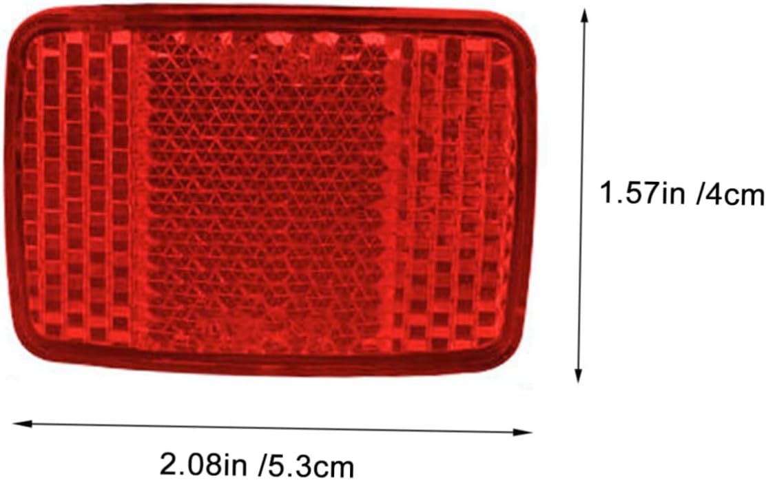 Spoke Reflector Durable Bike Warning Reflector for Mountain and Road Bikes Enhanced Night Visibility