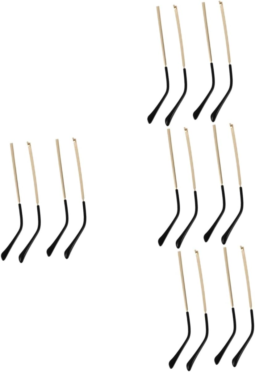 8pairs Metal Eyeglasses Replacement Temples of Arms for Glasses Sunglasses Comfortable and Lightweight Eyewear Repair Kit