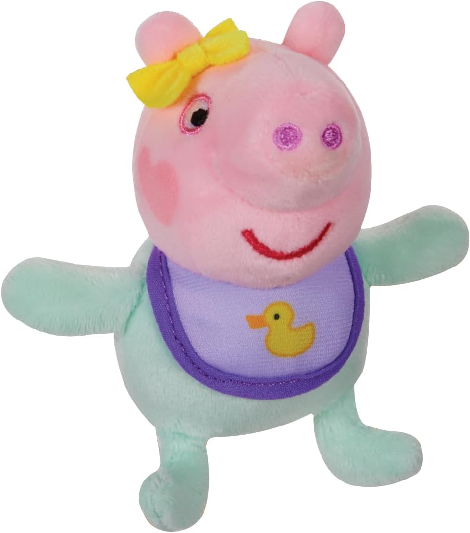 Peppa Pig Plush 3 Piece Set - Peppa, George & Baby Evie - Super Soft Classic Plush Toy 18 Months +