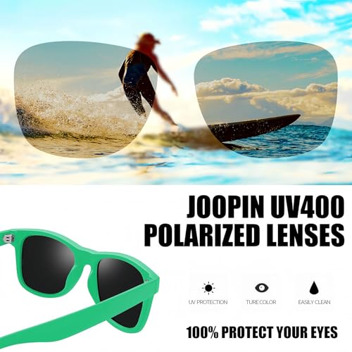Image of Joopin Square Sunglasses Polarized UV400 Designer Sun Glasses Men Women