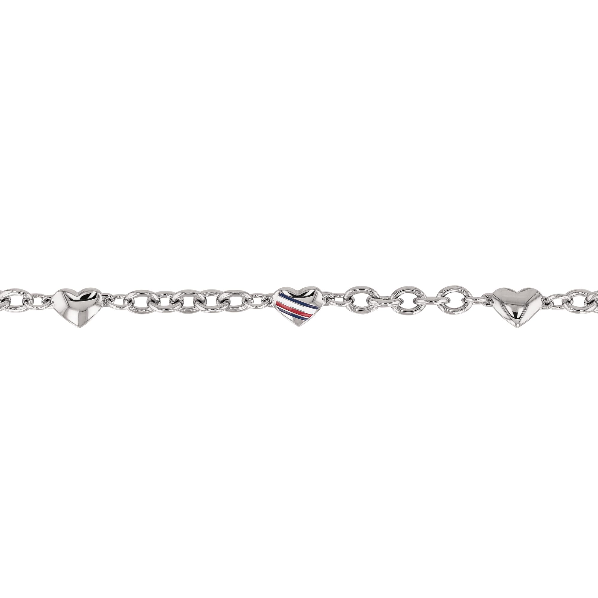 Tommy Hilfiger Fine Core - Bracciale da donna in acciaio inox, 16,5 cm