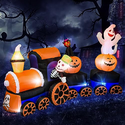 Ajy9feethalloweeninflatabletrainwithkittenswhiteghostspumpkinwithledlightsblowuplightedyarddecorgiantlawnhalloweeninflatablehomegardenpartyfavordecoration Urban Country Home Decor Ajy 9 feet halloween inflatable train with kittens white ghostspumpkin with led lights blow up lighted yard decor giant lawn halloween inflatable home garden party favor decoration urban country home decor