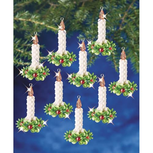 The Beadery - Candle Wreath Ornament Kit - Makes 12-7464
