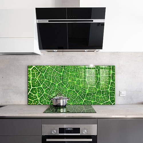 Panneau de cuisine décoration murale verre trempé 125x50 cm Botanica Greenery Force - 3