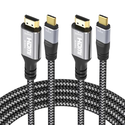 Image of Cyberguys! USB C to HDMI Cable, 4K 60Hz, 3 FT, 2-Pack