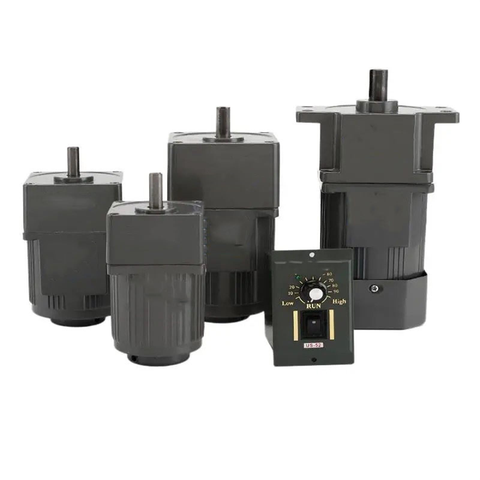1 motorreductor de control de velocidad 2IK6RGN-C de 6 W, 220 V CA, monofásico, marco de 60 x 60 mm, motor de velocidad ajustable con regulador de velocidad Reducción de par(36K 38RPM)
