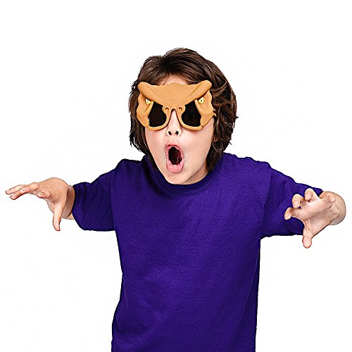 Sunstaches Jurassic World Lil Character T-Rex Sunglasses, Uv 400, Party Favor #TOP2