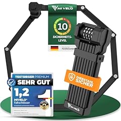 MIVELO Fahrradschloss Faltschloss hohe...