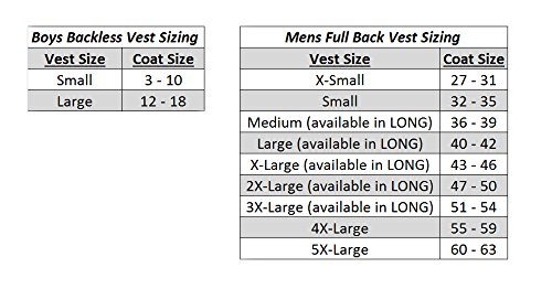 Camouflage Vest & Tie (3X-Large Long With Neck Tie) #TOP1