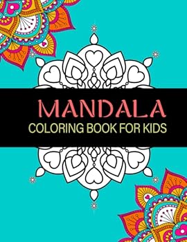 Paperback Mandala Coloring Book for Kids: Big Mandalas to Color for Relaxation and Stress Book