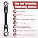 GOLD DEER 4-in-1 Reversible Ratcheting Box Wrench Set SAE 9/16