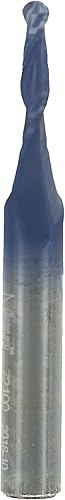 Freud Punta de bola en espiral de corte superior de 1/8" x 1/2" - carburo sólido, vástago de 1/4 pulgadas, longitud total de 2-1/2 pulgadas (72-100)