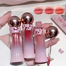 3 Colors Velvet Smooth Liquid Lipstick Set, Waterproof Long Lasting Matte Lip Gloss Lip Stain, Non Stick Cup High Pigment Lip Mud, Creamy Soft Lip Stain Light Pink, 3 Pcs