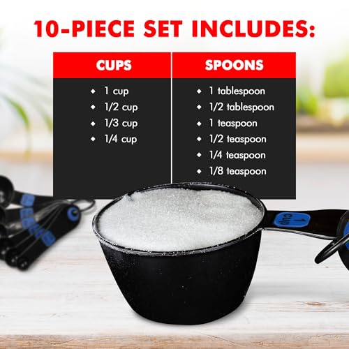 Chef Craft 42018 Easy To Read Plastic, Measuring Cup Set thumb #3