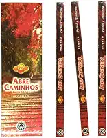 Kit de Incensos Abre Caminhos, 6 Unidades, para Energização e Limpeza Espiritual