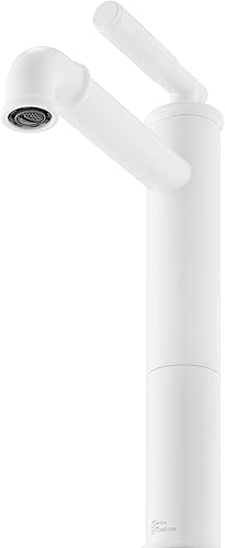 Miniatura 3 de Swiss Madison Well Made Forever SM-BF91MW Avallon - Grifo de baño de arco alto con un solo agujero, mango único, elegante y de arco alto (blanco