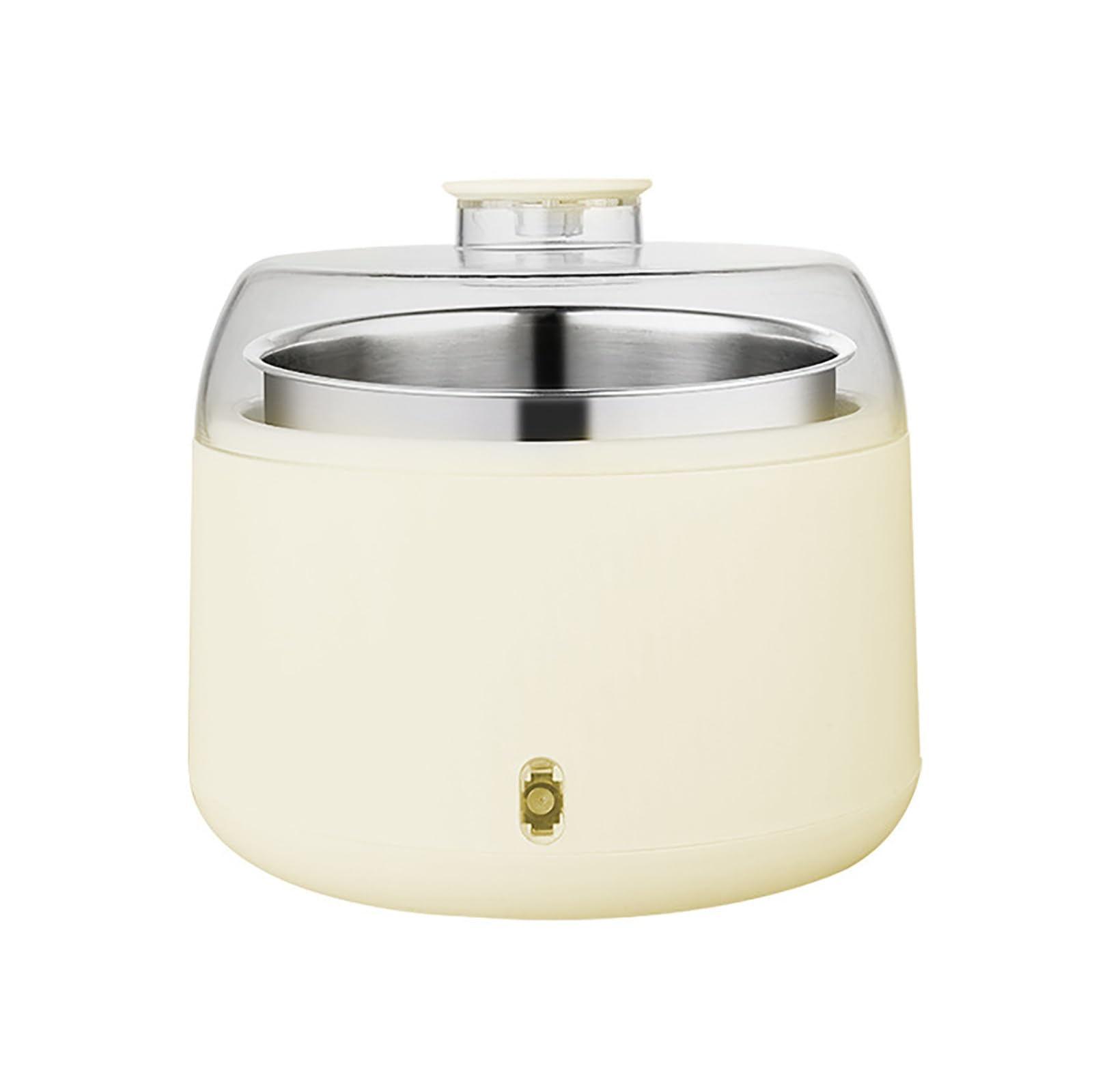 Yaourtière, Machine À Fabriquer du Yaourt, Cuve Intérieure en Acier Inoxydable de 1 Litre, Fermentation À Température Constante, Facile À Utiliser et À Nettoyer