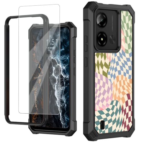 for Cloud Mobile Stratus C8 Prime Case, Wavy Checkerboard Pattern 1