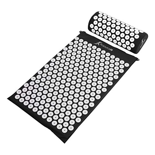 
                            ProsourceFit Acupressure Mat and Pillow Set for Back/Neck Pain Relief and Muscle Relaxation
                        