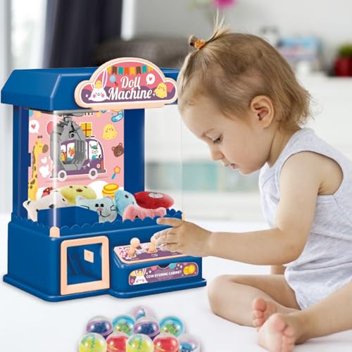 Machine à griffes pour enfants mini distributeur bleu à piles et USB - 3