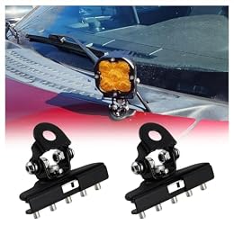 2PCS Car Light Bar Mounts with 5-Hole Design,LED Light Bar Mounting Bracket