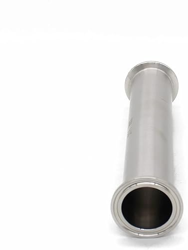 Miniatura 3 de Tubo sanitario del carrete de 1,5 pulgadas SS304, longitud de 8 pulgadas, extremos de la Tri-abrazadera