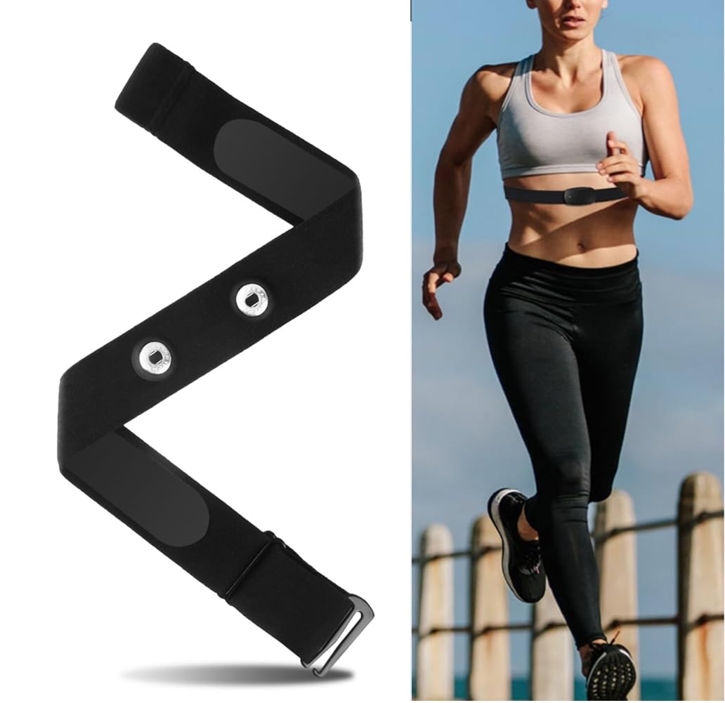 Vintree Elástica Ajustable Chest Mount Cinturón Correa Bandas para Polar Garmin Wahoo Deporte Running Monitor de frecuencia Cardiaca