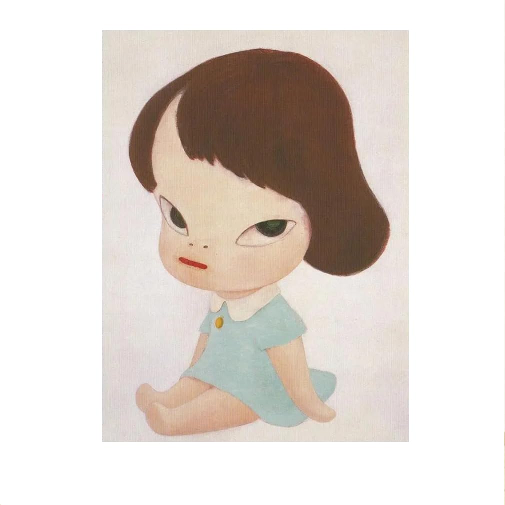 Peinture sur toile Yoshitomo Nara pour personnaliser un mur vide sans cadre 40x60