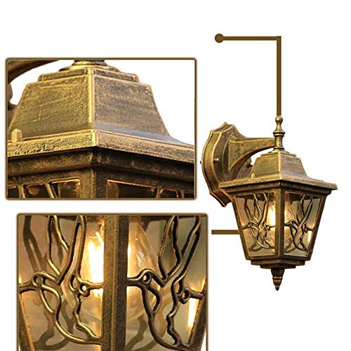 Lumière extérieure d'intérieur rétro IP55 applique murale pour terrasse balcon - 7