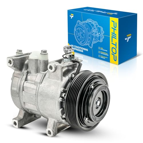 Image of PHILTOP 198375 NEW Air Conditioner AC Compressor with Clutch Compatible with Dodge Charger & Chrysle 300 2014-2023 3.6L,Challenger 2015-2023 3.6L