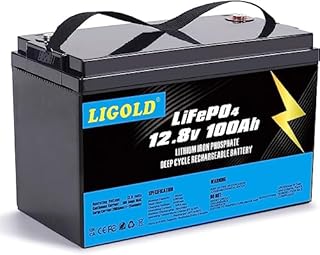 12V 100AH LiFePO4 Lithium Leisure Battery, Lithium Iron Phosphate Battery Instead of car AGM or Deep Cycle Battery, Suitable for Energy Storage Systems, photovoltaic Systems, and Outdoor Camping.