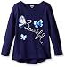 Gymboree Girls' Long Sleeve Navy Beautiful Butterfly Graphic Tee