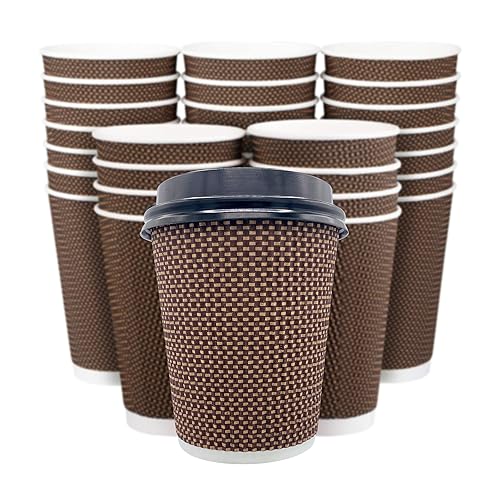 Bicchieri Da Asporto In PET Con Coperchio - 50 Pezzi Da 400 Ml, Per Bevande Calde E Fredde, Riciclabili E Riutilizzabili - Foto 2