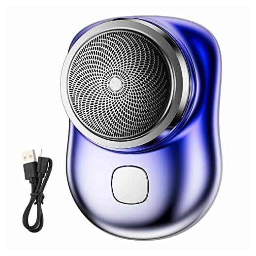 Mini Barbeador Elétrico | barbear sem dor para cuidados profissionais,Barbeador bolso leve, lavável USB recarregável Barbeador barba portátil Aparador cabelo Baodan