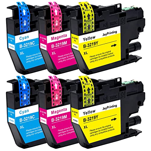 JoyPrinting LC3219XL LC 3217 Lot de 6 cartouches d'encre compatibles avec Brother LC 3219xl LC3217 LC3219 pour MFC-J5330DW MFC-J5335DW MFC-J5730DW MFC-J5930DW MFC-J6530DW (lot de 6) Cover