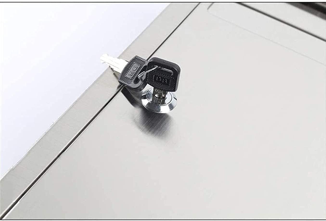 BABYCE Suggestion Box Donation and Ballot Box Wall-Mount Mailboxes Small Capacity Stainless Steel Mailbox Mail Drop & Collection Boxes