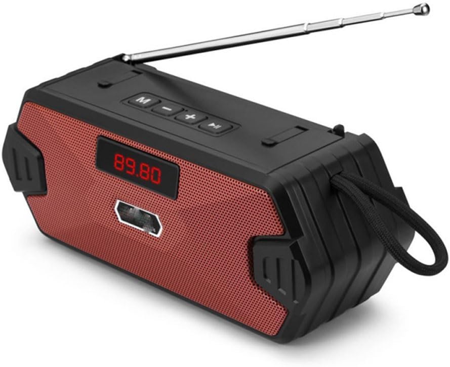 Portable Speakers with FM Radio Outdoor Super Bass Column Audio