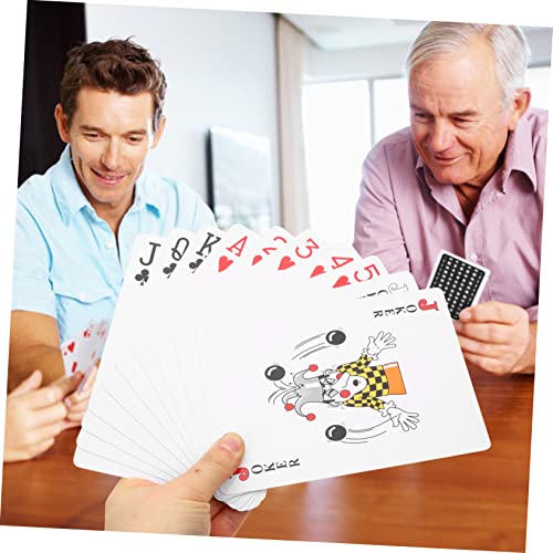 Milisten Jumbo Spielkarten Fach Groß Langlebige Poker Karten für Party und Erwachsenengerecht Robustes Material Leicht Tragbar für Familien und Themenfeiern – Bild 5