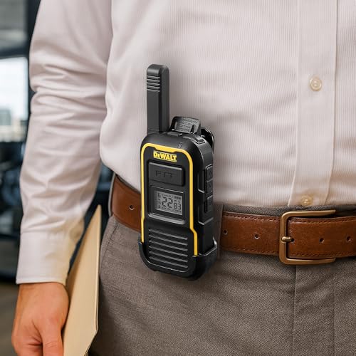 Image of DEWALT DXFRSB6090 FRS Business Radios with Base Station, Pro-Grade 2 Way Radios, 2W, 6 Pack with Gang Charger, DXFRSB6090-BCH6