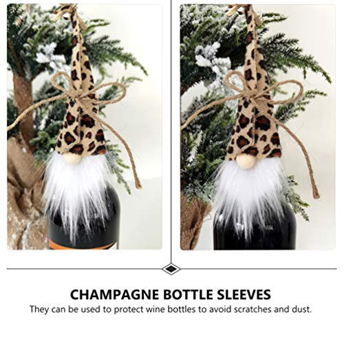 SOIMISS 4Pcs Santa Gnome Tampa Topper Garrafa De Vinho Garrafa de Champanhe Garrafa De Vinho Cobre L
