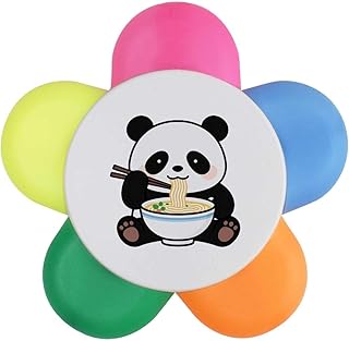 Azeeda 'Panda Eating Ramen' Flower Shape High...