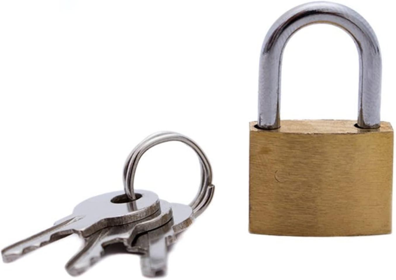 20MM Small Brass Lock Luggage Padlock Mailbox Box Lock Locker Padlock with Key Lock Box